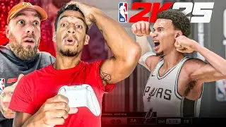 ON TESTE NBA 2K25 EN AVANT PREMIERE ! (WEMBY A 91 DE GEN ?! 🤯)