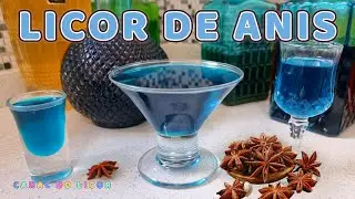 Aniseed liqueur - Blue liqueur - How to Make Aniseed liqueur (subtitles)