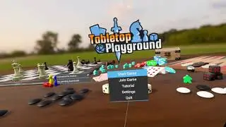 Let's try Tabletop Playground in VR / HTC Vive