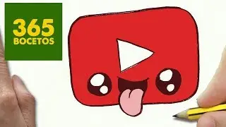 KAWAII / КАВАЙНАЯ КНОПКА YouTube/ РИСУЮ KAWAII.