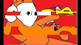 Garfielf takes a shower