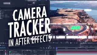 Using Camera Tracker in After Effects | Tracking text onto moving footage