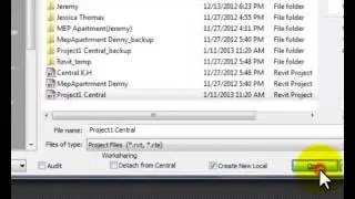 Create Local Copy of Revit