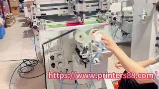 Semi Automatic Screen Printer for Printing on Paper Bowls