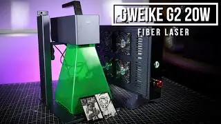 Laser Cut & Engrave Metals - Gweike G2 20W Fiber Laser - Kickstarter 2023