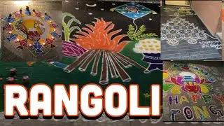 Aparna Sarovar Zenith Sankranthi Rangoli
