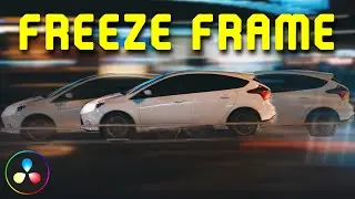 Learn How To Make a FREEZE FRAME in 2 Min - Davinci Resolve Tutorial