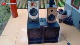 cek sound power class d tpa3116d2 dengan dua speaker