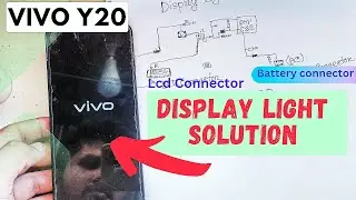 Vivo Y20 display Light Solution / how to repair vivo light solution / vivo y20 light jumper 2023