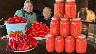 Adjika without Cooking! Preparing for Winter! Incredibly Tasty!