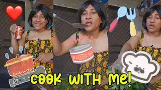 PUTAHE NI NEA ( ginisang Talbos ng Kamote na may Sardinas)