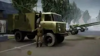 Компьютерная модель 288 - й артиллерийской бригады Карл-Mаркс-Штадт 1988г