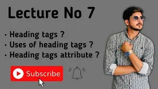 HTML heading tag complete explain H1 to H6? there uses and attribute?