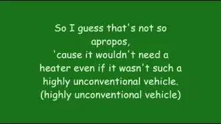 Phineas And Ferb - Highly Unconventional Vehicle Lyrics (HD + HQ)
