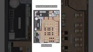 Restaurant floorplan evolution