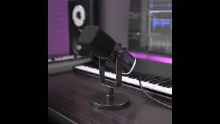 USB Microphone with Touch Mute Button,Headphone jack,I/O Controls,for PC mixer,Gaming MIC Ampligame
