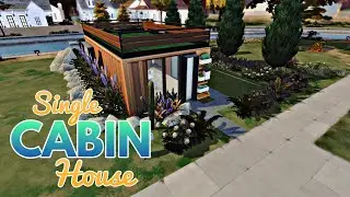 SINGLE CABIN HOUSE | NO CC | SPEED BUILD | SIMS 4