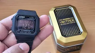 Casio Vintage Watch All Black - B650W