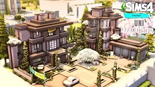 I made University apartments for rent! |The Sims 4 | Speed Build