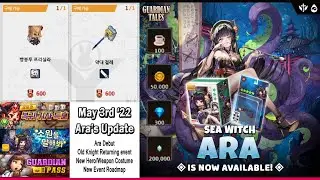 2022 May 3rd Asia Server Ara's update with Coupon Codes[Guardian Tales]