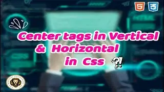 center tags with four methods (html&css tricks)