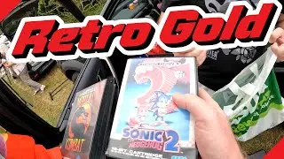 Whole Stack of Mega Drive Games at the Boot Fair - Video Game Hunting