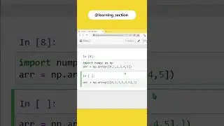 Creating 2-D array in Numpy | Python Numpy | Data science