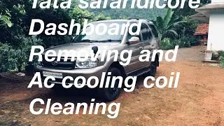 Tata safari dicore dash box removing