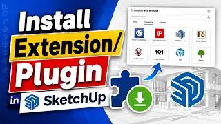 How to Install Extension/ Plugin in Sketchup.