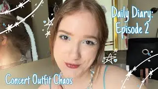 Daily Diary Ep. 2 | last minute TXT concert outfit  💫🩵