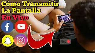 Cómo Transmitir La Pantalla De Mi Celular En Vivo Directo 🔴| Facebook, Youtube, Twich y más