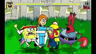MUGEN REQUEST karate spongebob,unikitty and boris VS Mr krabs,dave the minion and KJ