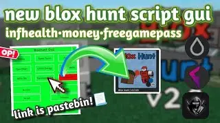 new blox hunt script gui | go to pin comment to try the script enjoy