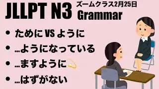 【JLPT N3】 Grammar Test