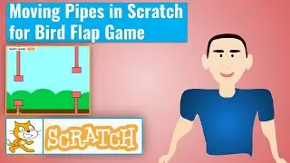 Moving Pipes in Scratch for Bird Flap Game