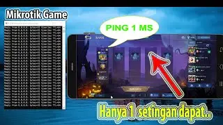 SETINGAN MIKROTIK BUAT PING 1 MS (hanya 1 setingan)
