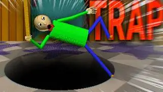 I TRAPPED Every Character IN Baldi's Basics (Modded Plus Challenge V0.7)
