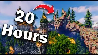 What a 20 hour Minecraft build looks like