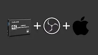 ZasLuke 4K HDMI Screen Capture | Basic Set-Up w/ OBS Studio For MAC
