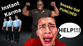 Sneako gets PUNCHED in the face Instant karma