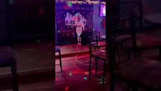 goddess and her Slave in a bar