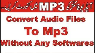 How To Convert Audio To MP3