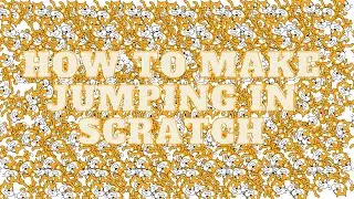 How to add jumping in scratch
