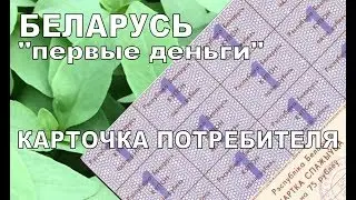 Обзор коллекции банкнот Беларусь Карточка потребителя 1992 первые деньги #1