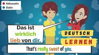Deutsch lernen | Deutsch für Anfänger - A1/A2 | Wortschatz und wichtige Sätze