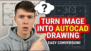 How to Turn Image into AutoCAD Drawing (JPG/PNG to DWG)