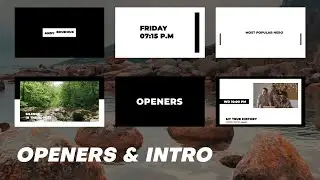 Dynamic Openers and Intro | After Effects, Premiere Pro, FCPX and DaVinci Resolve Video Template