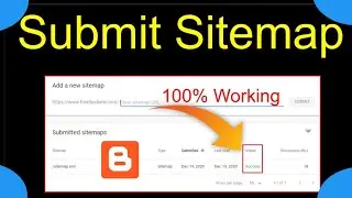 How To Add and Remove Sitemap From Google Search Console | How To Submit Sitemap in Google Search