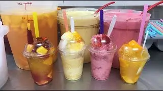 Jarabe/Almíbar🤗🍧 Mango/Mangos con Crema/Fresas con Crema PARA NEGOCIO