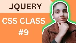 JQuery | How to use  CSS class in JQuery
